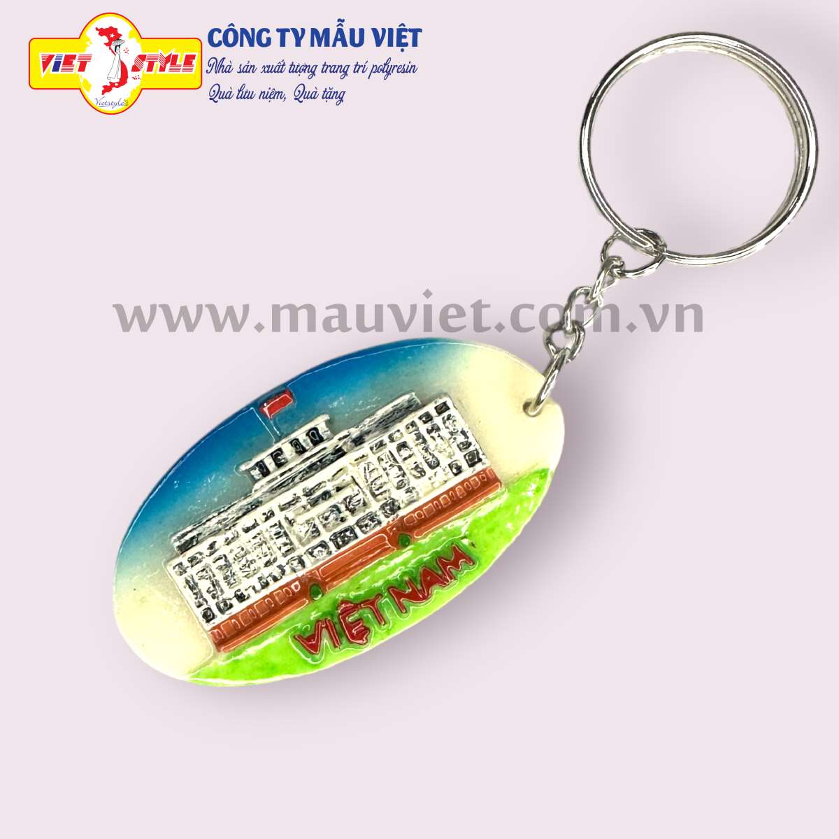 Móc khóa lưu niệm cảnh Việt Nam - Dinh độc lập Tp HCM