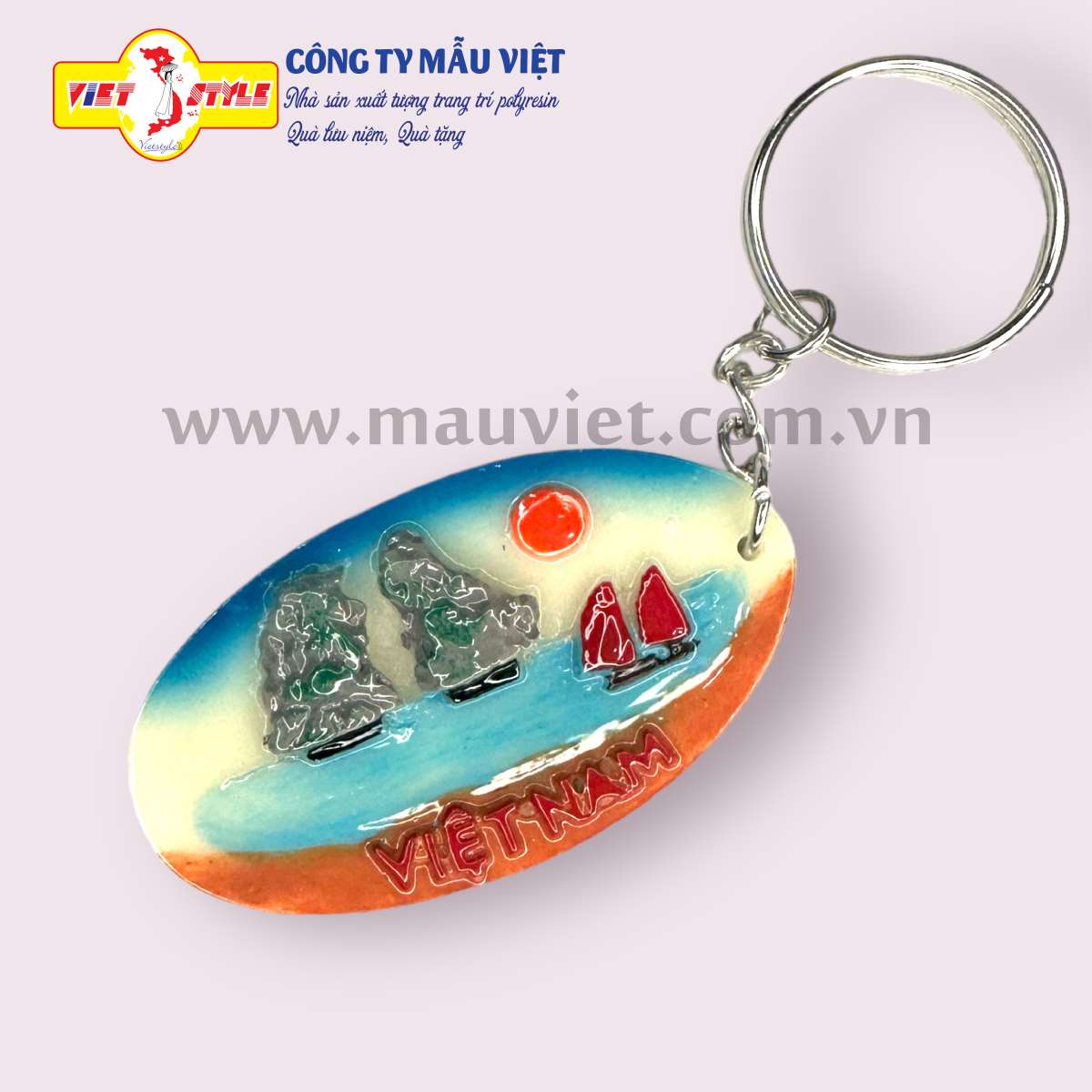 Móc khóa lưu niệm cảnh Việt Nam - Vịnh Hạ Long Quàng Ninh